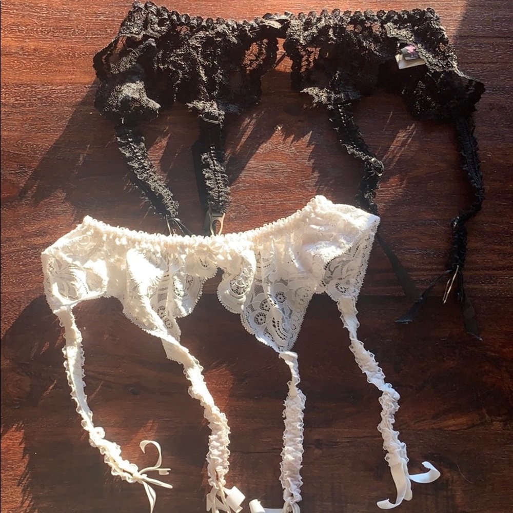Two garter belts